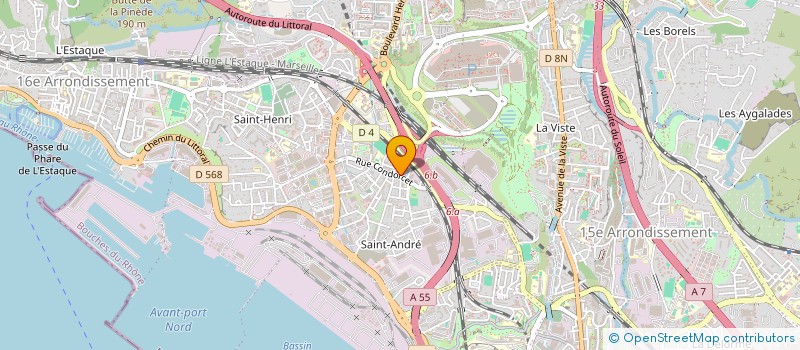 localisation de l'entreprise PAO FRANCE à MARSEILLE