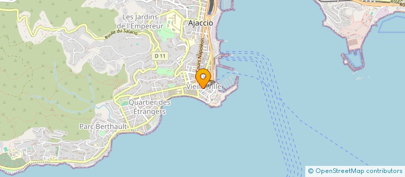 localisation de l'entreprise PAO INVEST à AJACCIO