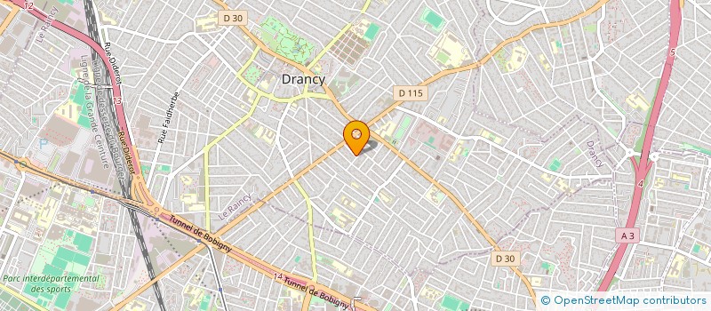 localisation de l'entreprise PAO TRANSPORT à DRANCY