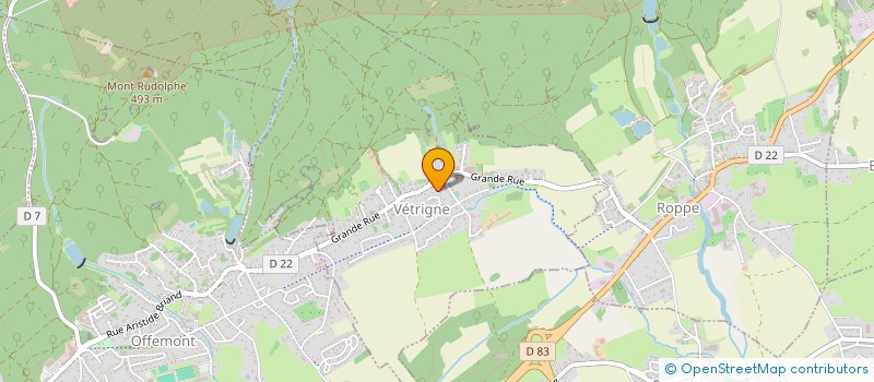 localisation de l'entreprise PAODE à VETRIGNE