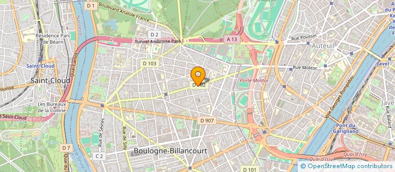 localisation de l'entreprise PAOLA à BOULOGNE-BILLANCOURT