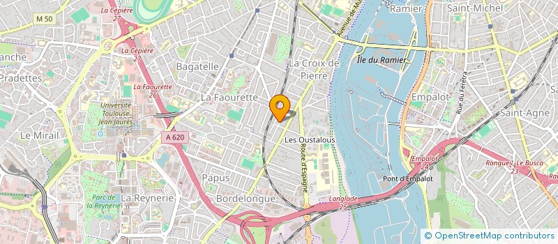 localisation de l'entreprise PAOLA à TOULOUSE