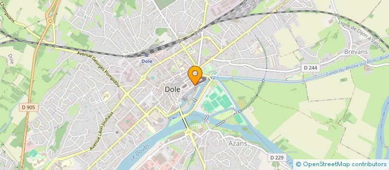 localisation de l'entreprise PAOLA à DOLE