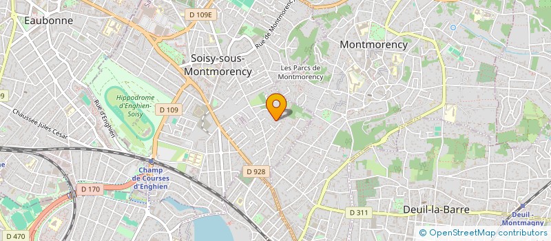 localisation de l'entreprise PAOLA  SOISY-SOUS-MONTMORENCY