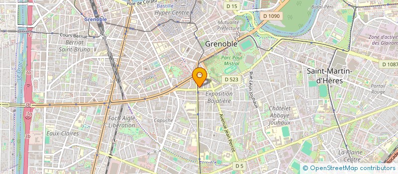 localisation de l'entreprise PAOLA BUCCI  GRENOBLE