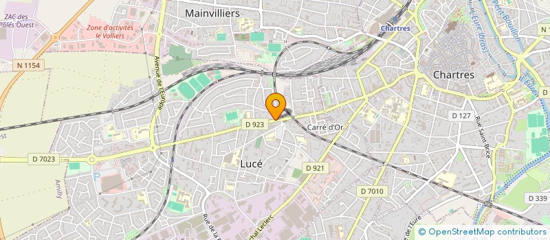 localisation de l'entreprise PAOLA IMMOBILIER à LUCE
