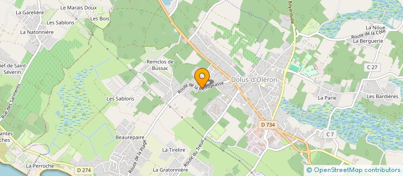 localisation de l'entreprise PAOLA LU à DOLUS D'OLERON