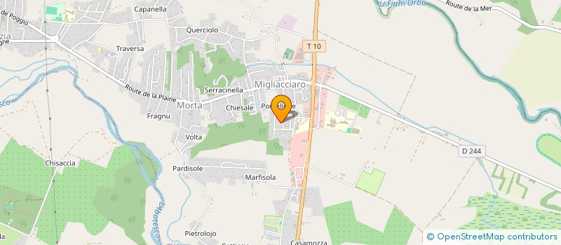localisation de l'entreprise PAOLACCI FRERES à PRUNELLI-DI-FIUMORBO