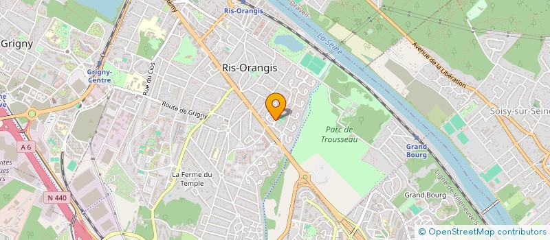 localisation de l'entreprise PAOLAVERO IMMOBILIER à RIS-ORANGIS