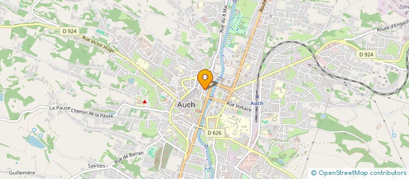 localisation de l'entreprise PAOLETA à AUCH