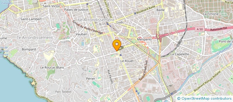 localisation de l'entreprise PAOLI DURBEC à MARSEILLE