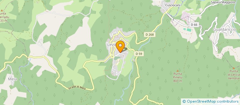 localisation de l'entreprise PAOLI SOLAR à LEVIE