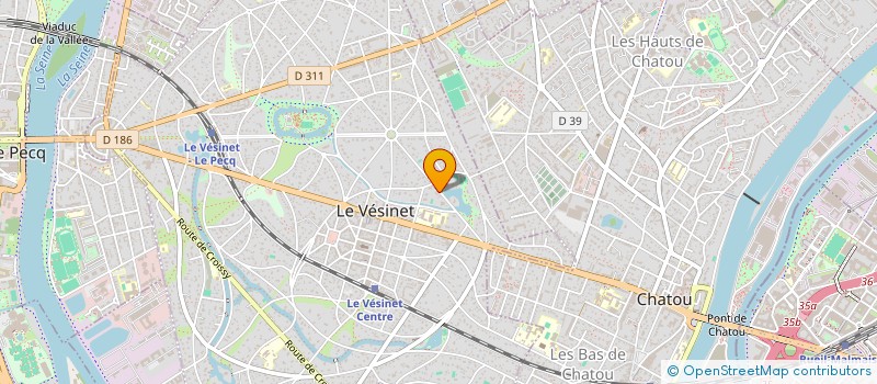 localisation de l'entreprise PAOLINA  LE VESINET