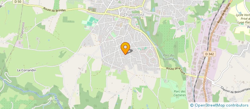 localisation de l'entreprise PAOLINA  CHAPONOST