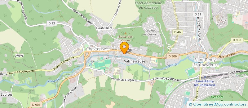 localisation de l'entreprise PAOLINE  CHEVREUSE