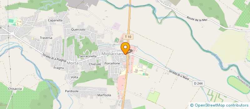 localisation de l'entreprise PAOLINI DIAG  PRUNELLI-DI-FIUMORBO