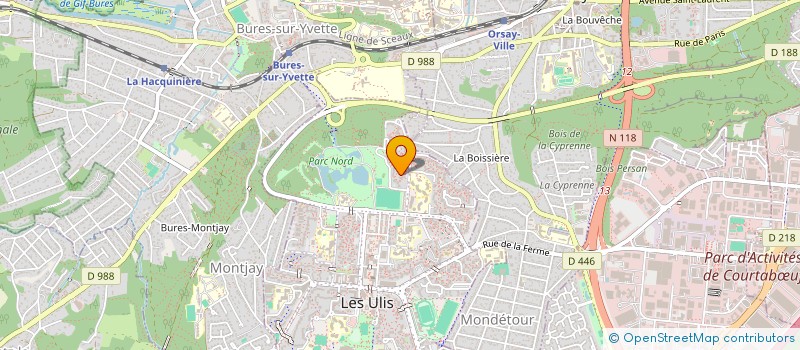 localisation de l'entreprise PAOLINI M & F à LES ULIS