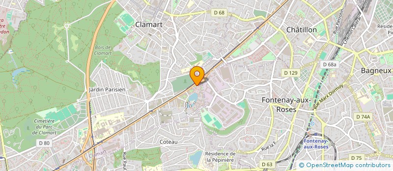 localisation de l'entreprise PAOLINI PANORAMA à CLAMART