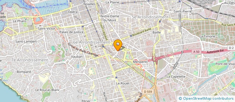 localisation de l'entreprise PAOLINO ET SARABIAN à MARSEILLE