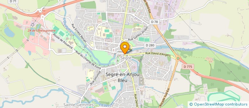 localisation de l'entreprise PAOLO à SEGRE-EN-ANJOU BLEU
