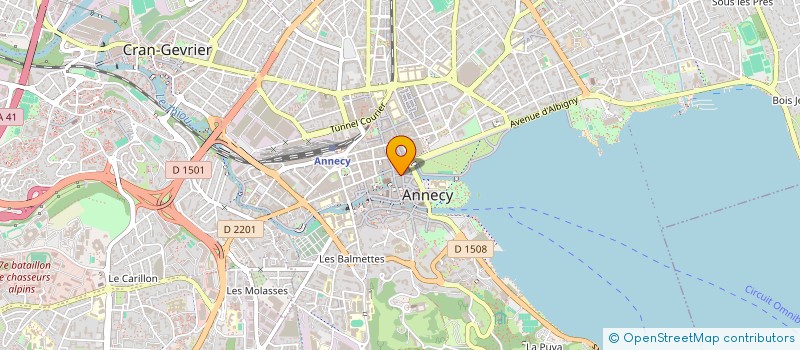 localisation de l'entreprise PAOLO à ANNECY
