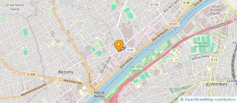 localisation de l'entreprise PAOLO PECHE  BEZONS