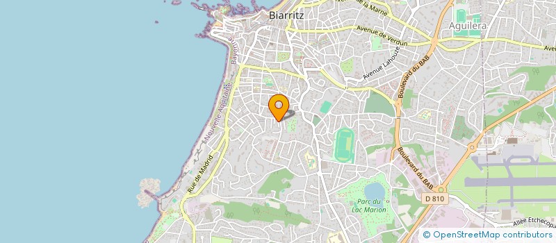 localisation de l'entreprise PAOLOCARL à BIARRITZ
