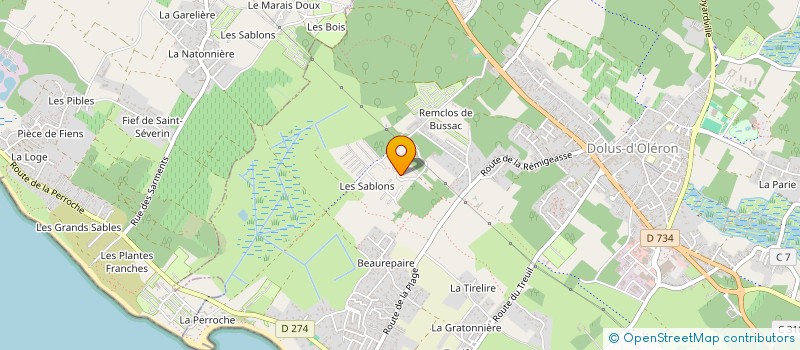 localisation de l'entreprise PAOLOLARA  DOLUS-D'OLERON