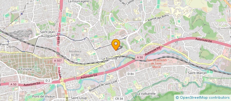localisation de l'entreprise PAOLOVALENTINO à MARSEILLE