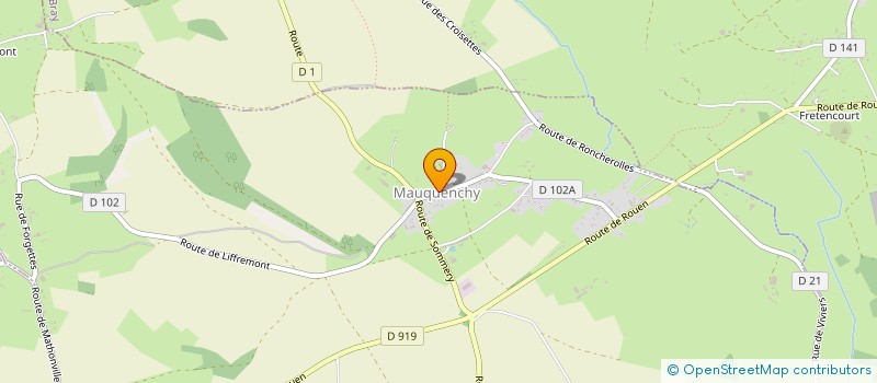 localisation de l'entreprise PAON  MAUQUENCHY