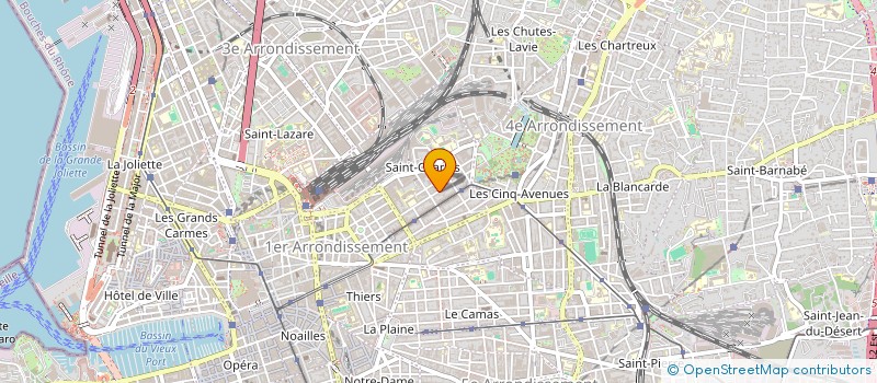 localisation de l'entreprise PAON PAON PROD  MARSEILLE