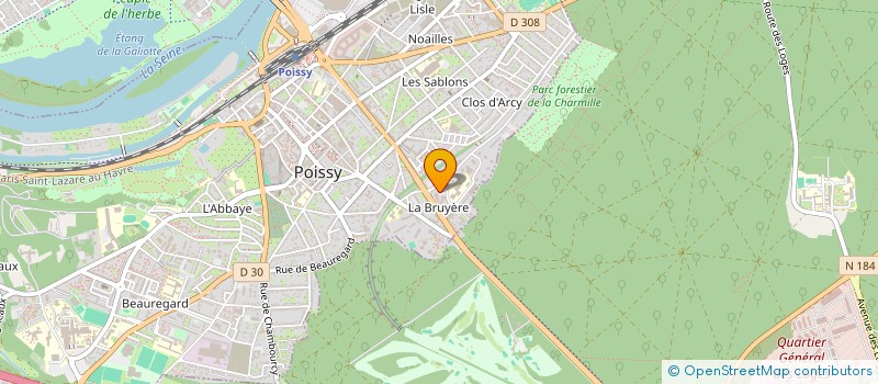 localisation de l'entreprise PAON-PIE PAON PIE  POISSY