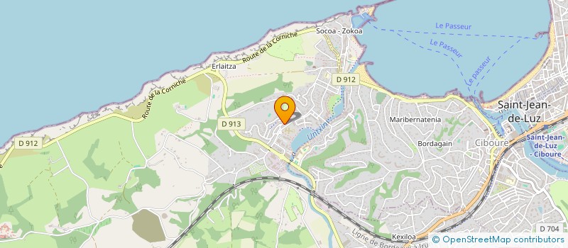 localisation de l'entreprise PAONA  URRUGNE