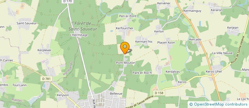 localisation de l'entreprise PAONEFISH à PLOUHINEC
