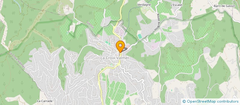 localisation de l'entreprise PAOS  LA CROIX-VALMER