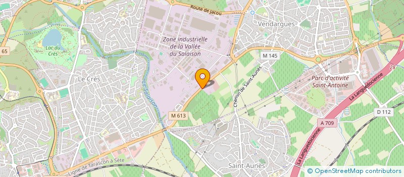 localisation de l'entreprise PAP à VENDARGUES