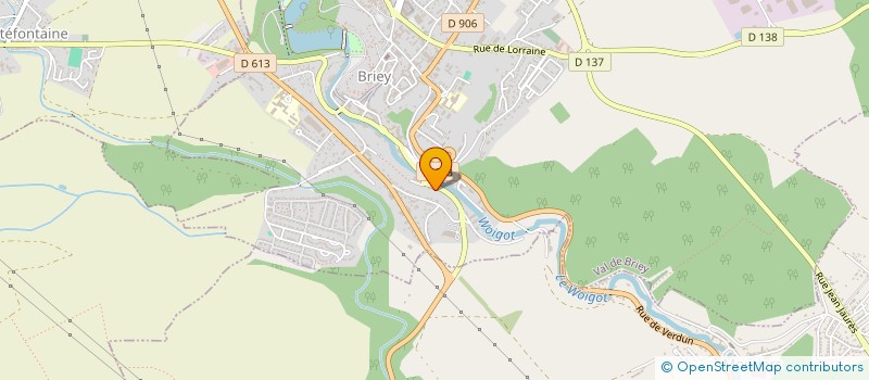 localisation de l'entreprise PAP  VAL DE BRIEY