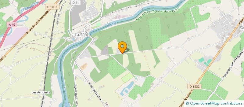 localisation de l'entreprise PAP.AMPOULE  SAINT-ROMANS