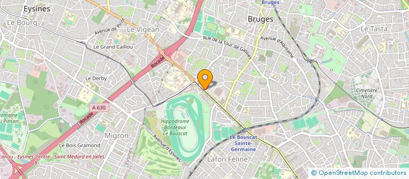 localisation de l'entreprise PAP CONSEIL  MERIGNAC