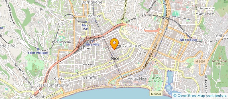 localisation de l'entreprise PAP INVEST à NICE
