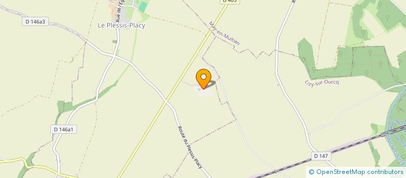 localisation de l'entreprise PAP&PACK  LE PLESSIS-PLACY