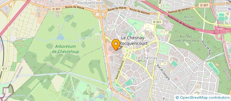 localisation de l'entreprise PAP PARLY II à LE CHESNAY-ROCQUENCOURT