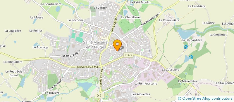 localisation de l'entreprise PAP'S ONE à SEVREMOINE