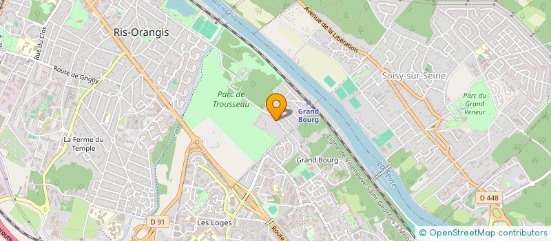 localisation de l'entreprise PAP SARL  RIS-ORANGIS