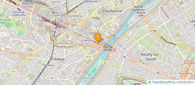 localisation de l'entreprise PAPA à COURBEVOIE