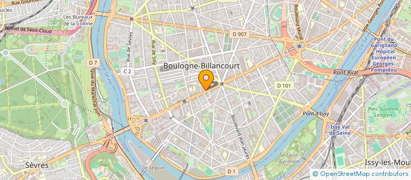 localisation de l'entreprise PAPA BURGERS BOULOGNE à BOULOGNE-BILLANCOURT