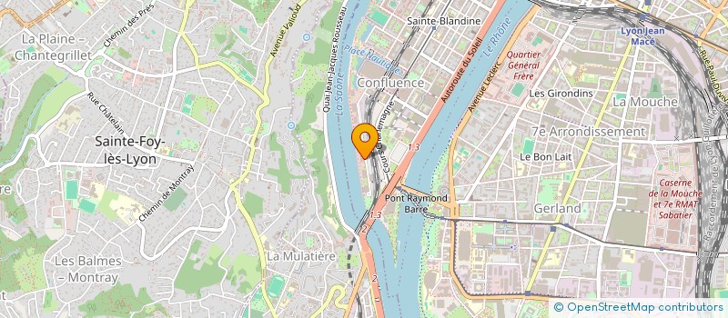 localisation de l'entreprise PAPA FOX  LYON