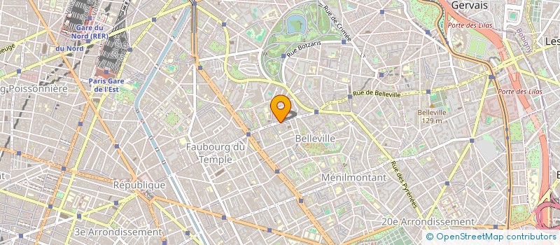 localisation de l'entreprise PAPA GRENIER  PARIS