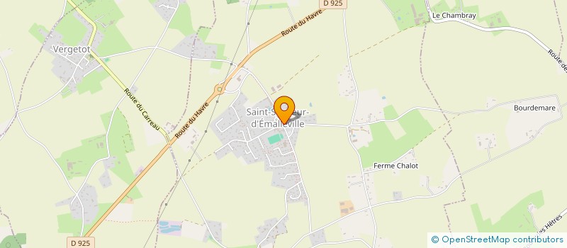 localisation de l'entreprise PAPA JOUE !  ST SAUVEUR D'EMALLEVILLE