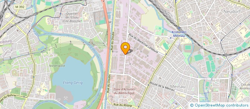 localisation de l'entreprise PAPA LISA ESCHAU  STRASBOURG